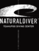 Logo Naturaldiver, centre de plongée à Tahiti
